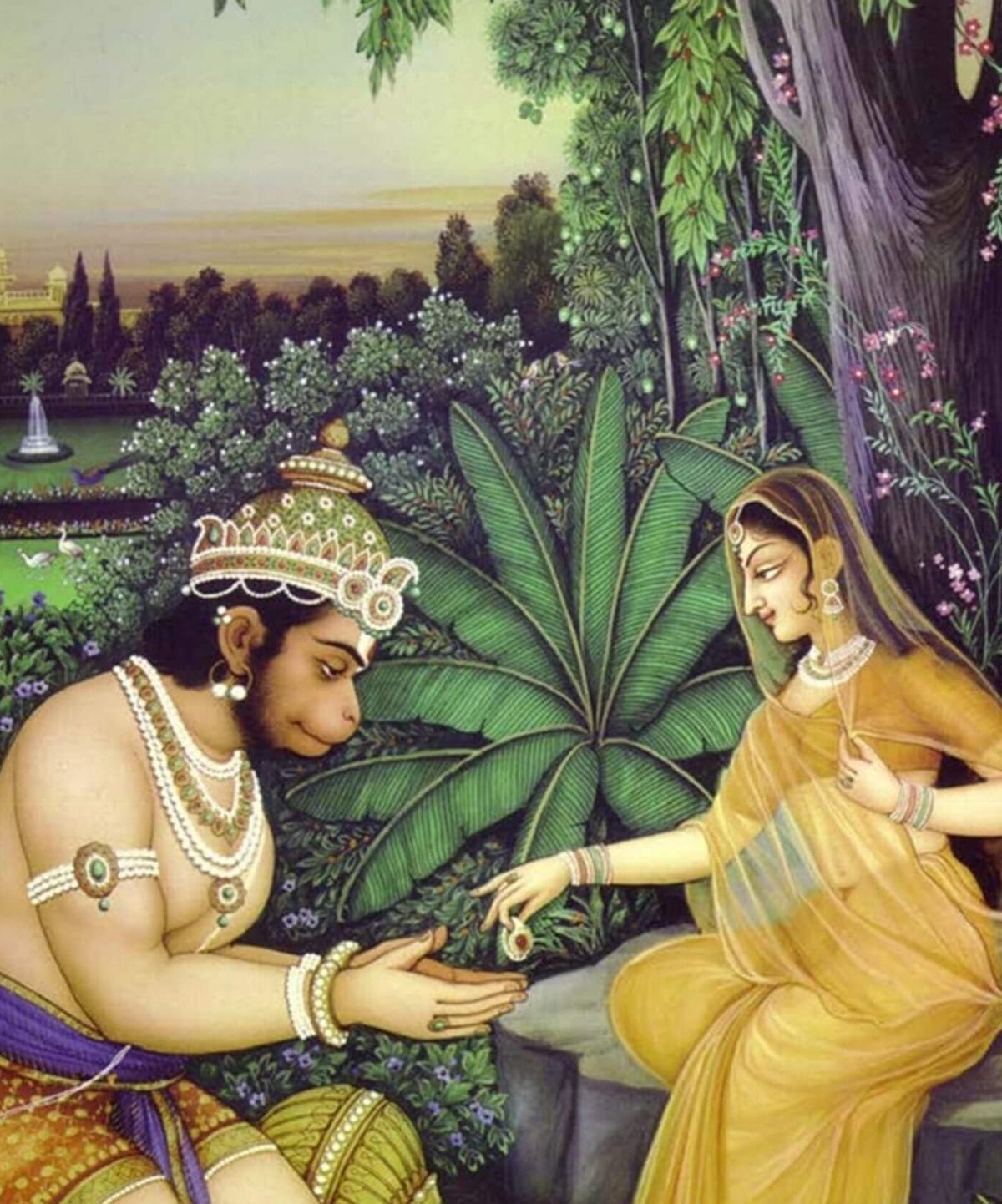 hanuman meets sita